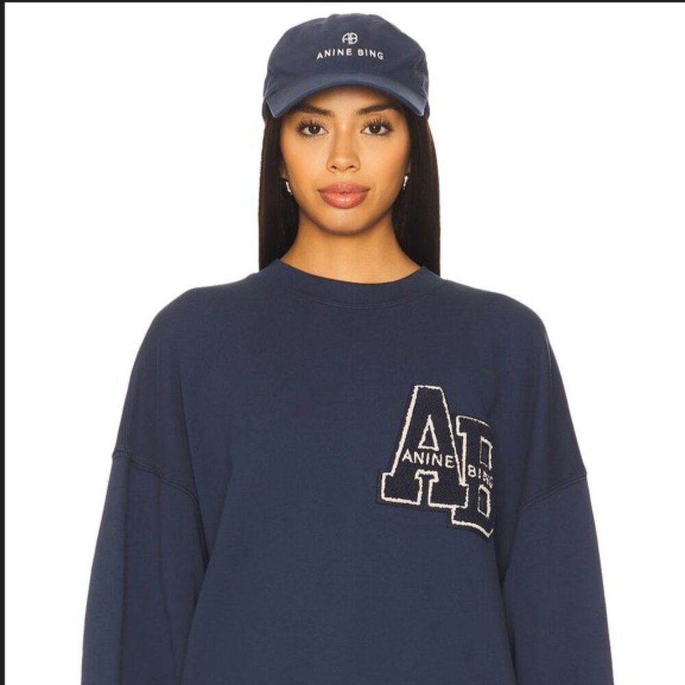 Anine Bing Navy Sweatshirt for Women